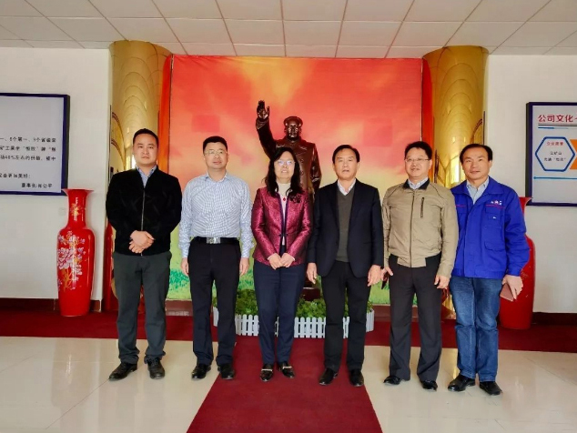 湖南省科技廳副廳長朱皖一行蒞臨【湘潭恒欣】指導(dǎo)工作