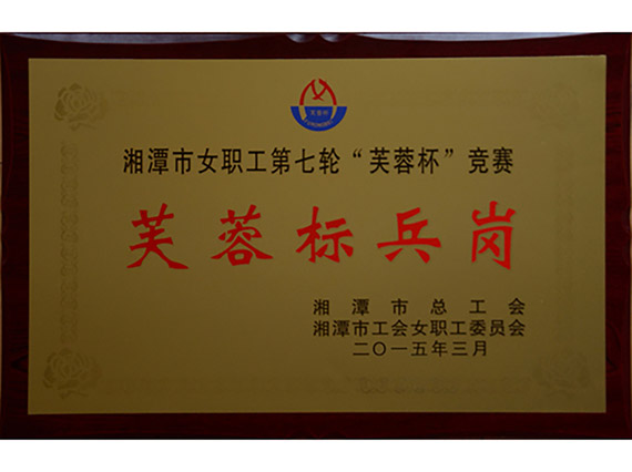熱烈祝賀【韶山恒旺】榮獲&ldquo;湘潭市芙蓉標(biāo)兵崗&rdquo;稱(chēng)號(hào)！